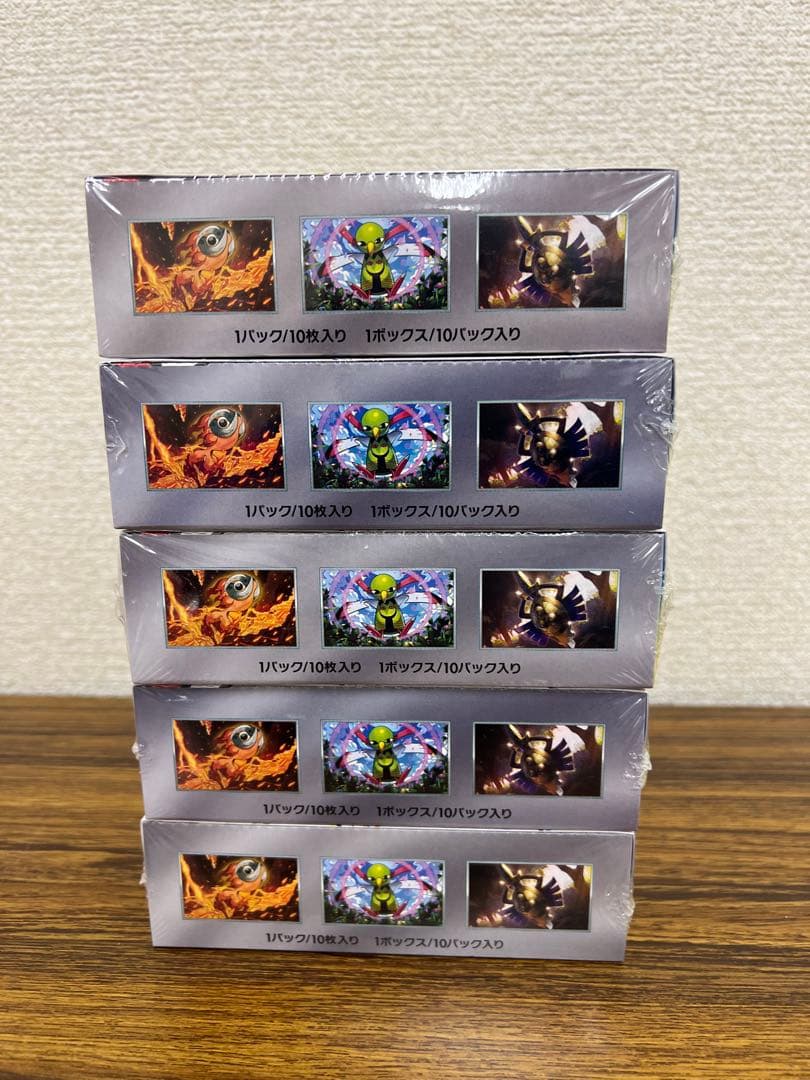 テラスタルフェスex シュリンク付 5box ポケセン産 ポケモンカード