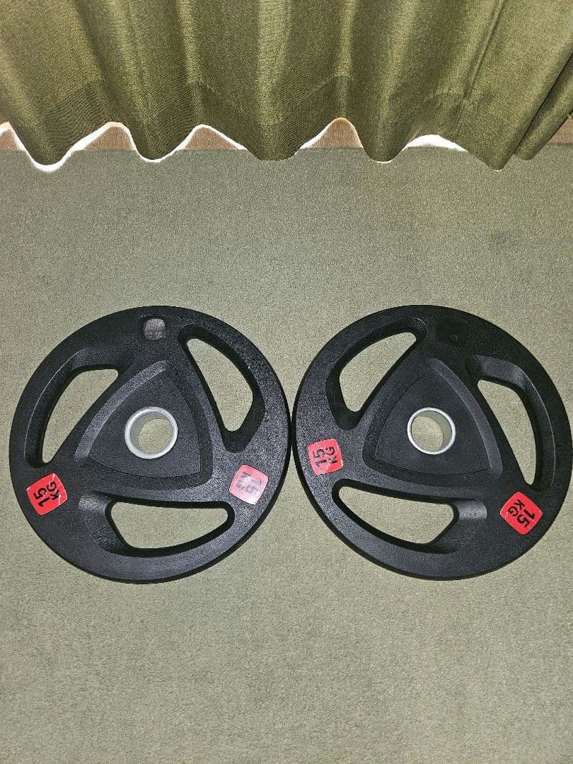 15kg オリンピックプレート 2枚セット
