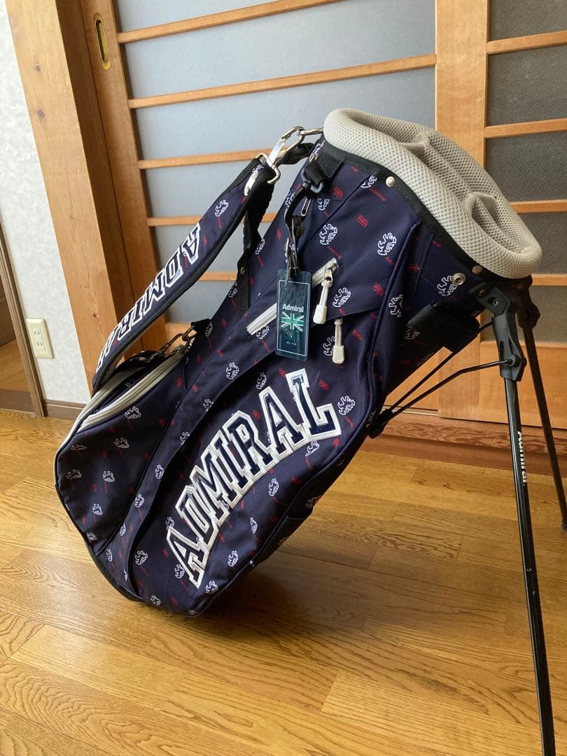 アドミラル　スタンドキャディバッグ ネイビー