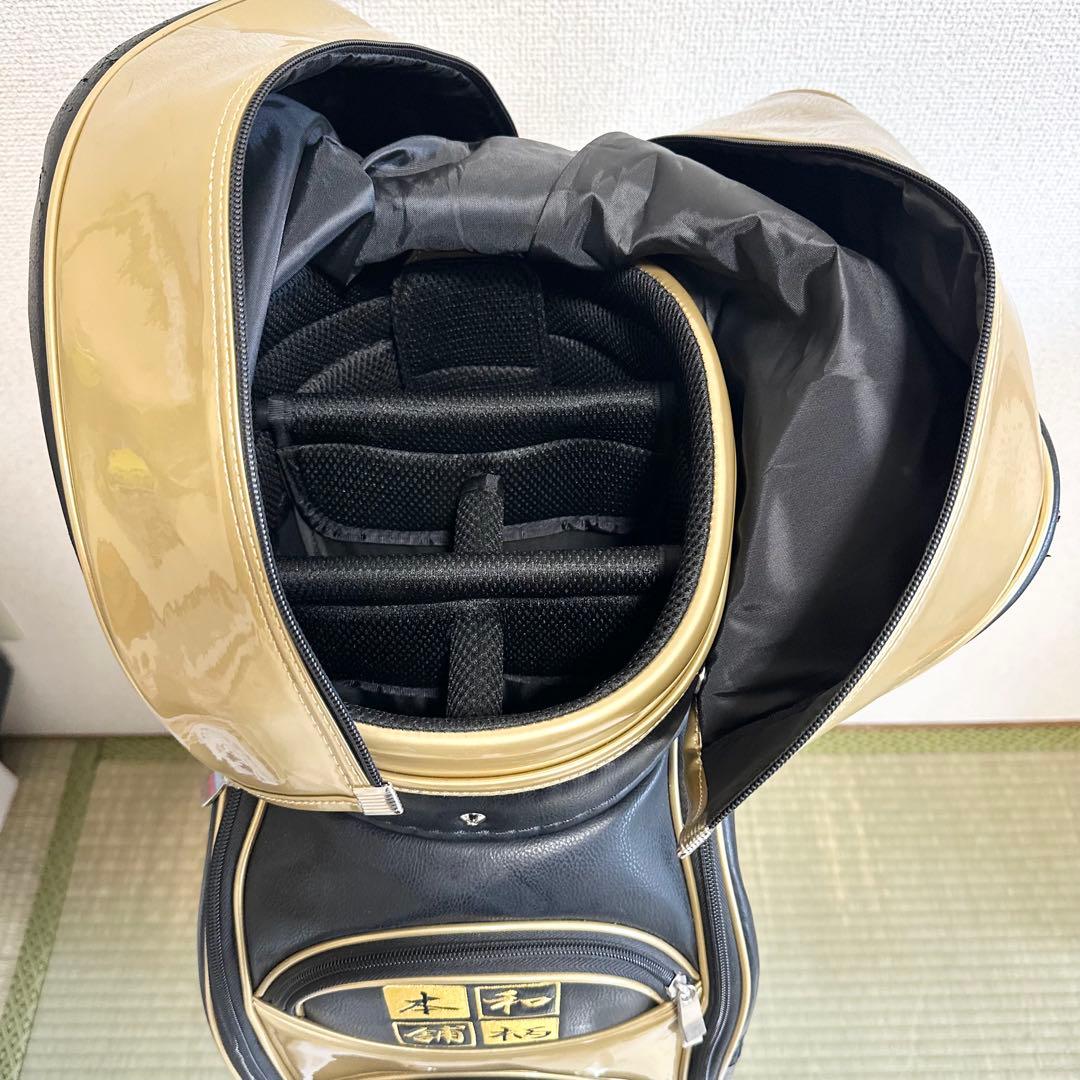 激レア 和柄本舗×二木ゴルフ 龍デザイン キャディバッグ 9.0型 限定モデル