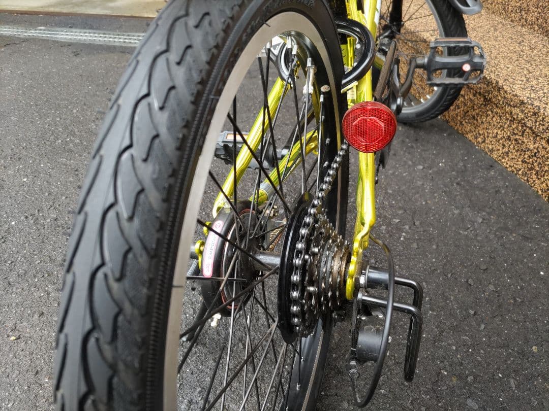 【札幌市近郊の方限定】 子供用自転車 20インチ ゴールド バスケット付き