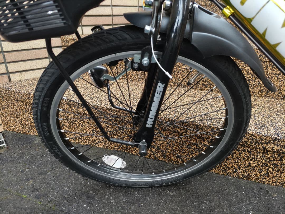 【札幌市近郊の方限定】 子供用自転車 20インチ ゴールド バスケット付き