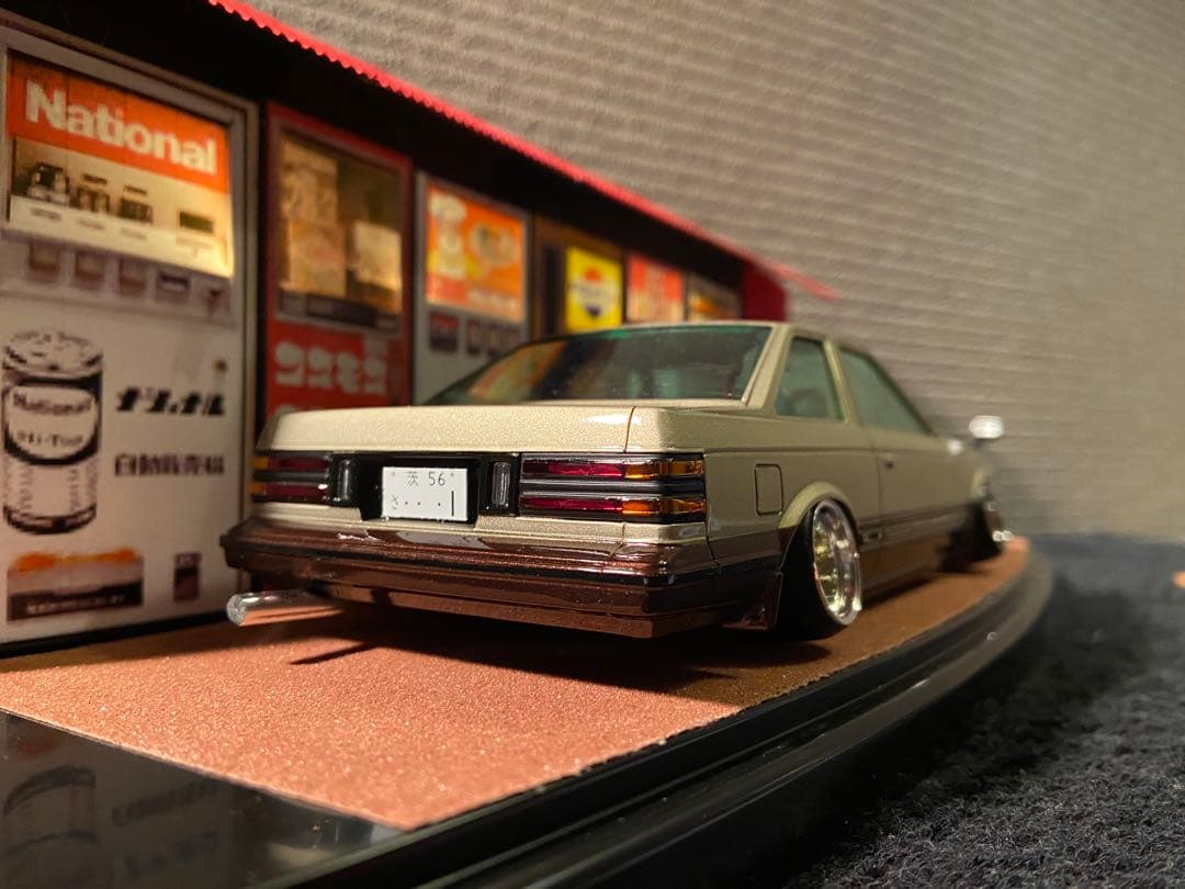 1/24 タミヤ　10 ソアラ 旧車　カスタム　ジオラマ