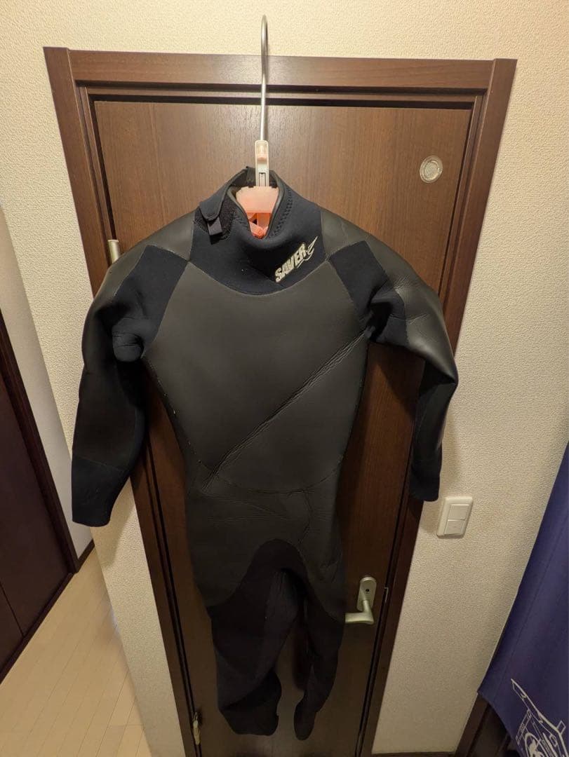 SAIVER 黒 フルスーツ ジッパー付き