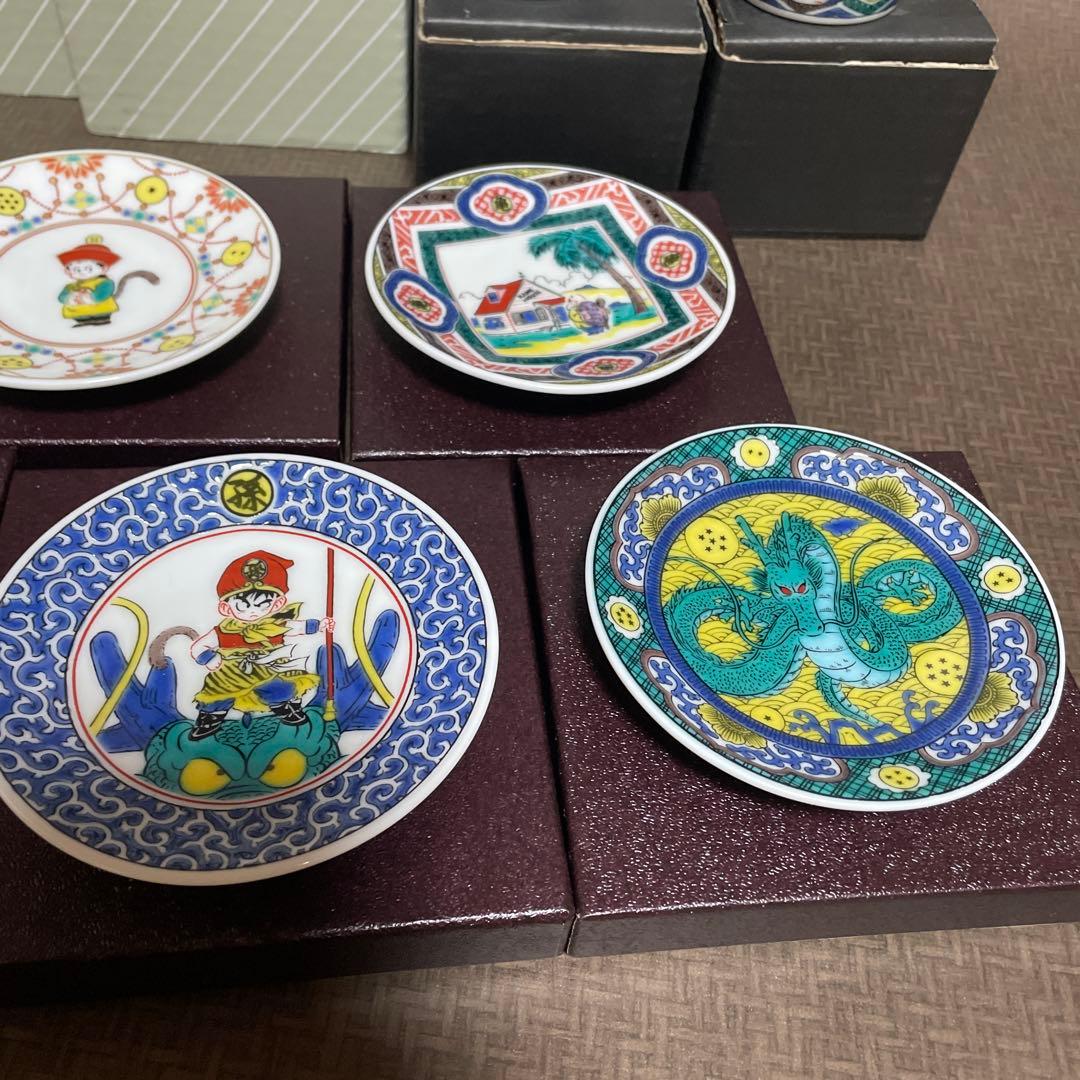 ドラゴンボール　九谷　マグカップ　蕎麦猪口　豆皿コンプリートセット