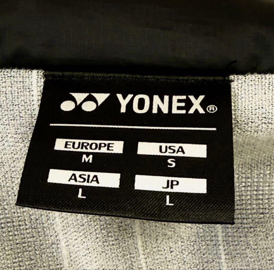 YONEX ダウンジャケット(オレンジ/ブラック) サイズL