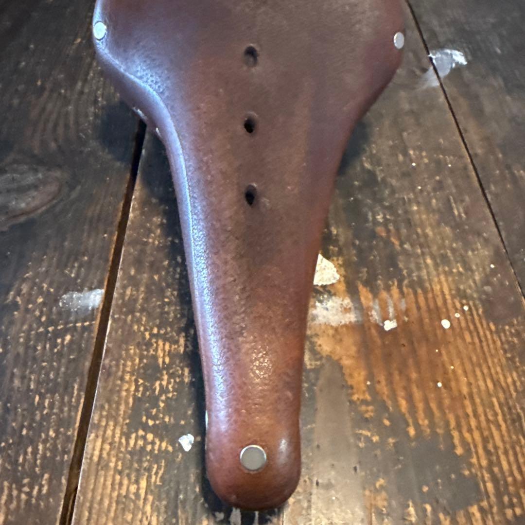 BROOKS レザーサドル ダブルスプリング ブラウン