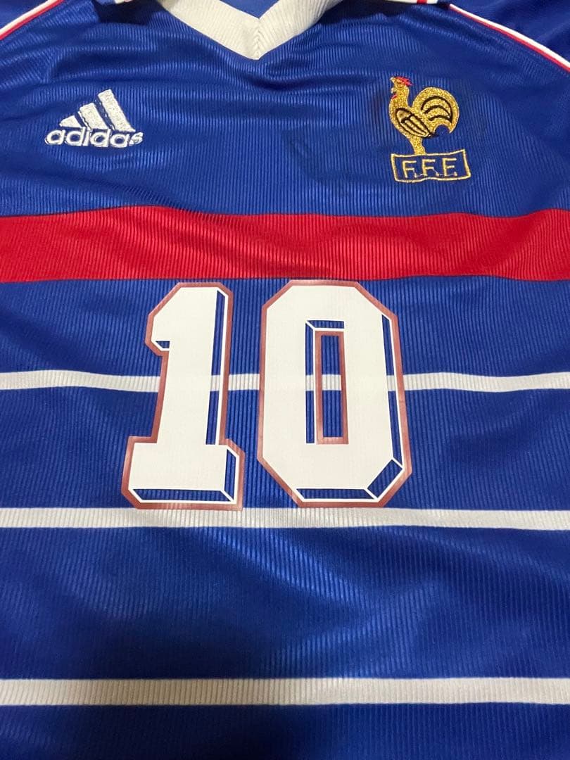 ジダン フランス ホーム ユニフォーム サッカー #10 Ｏサイズ