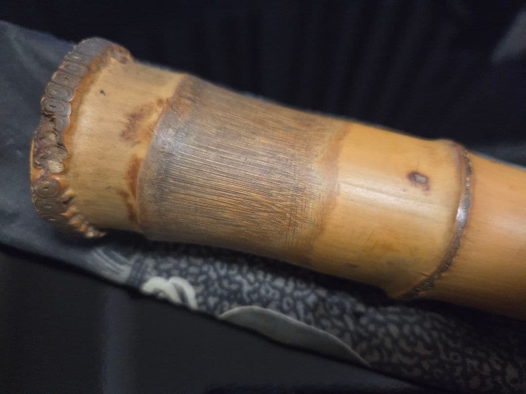 な*様 和楽器 レトロ 尺八本体 天然竹製 4穴