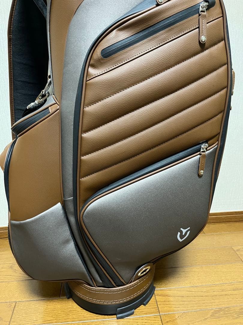 Vessel ベゼル ブラウン ゴルフバッグ APX Staff