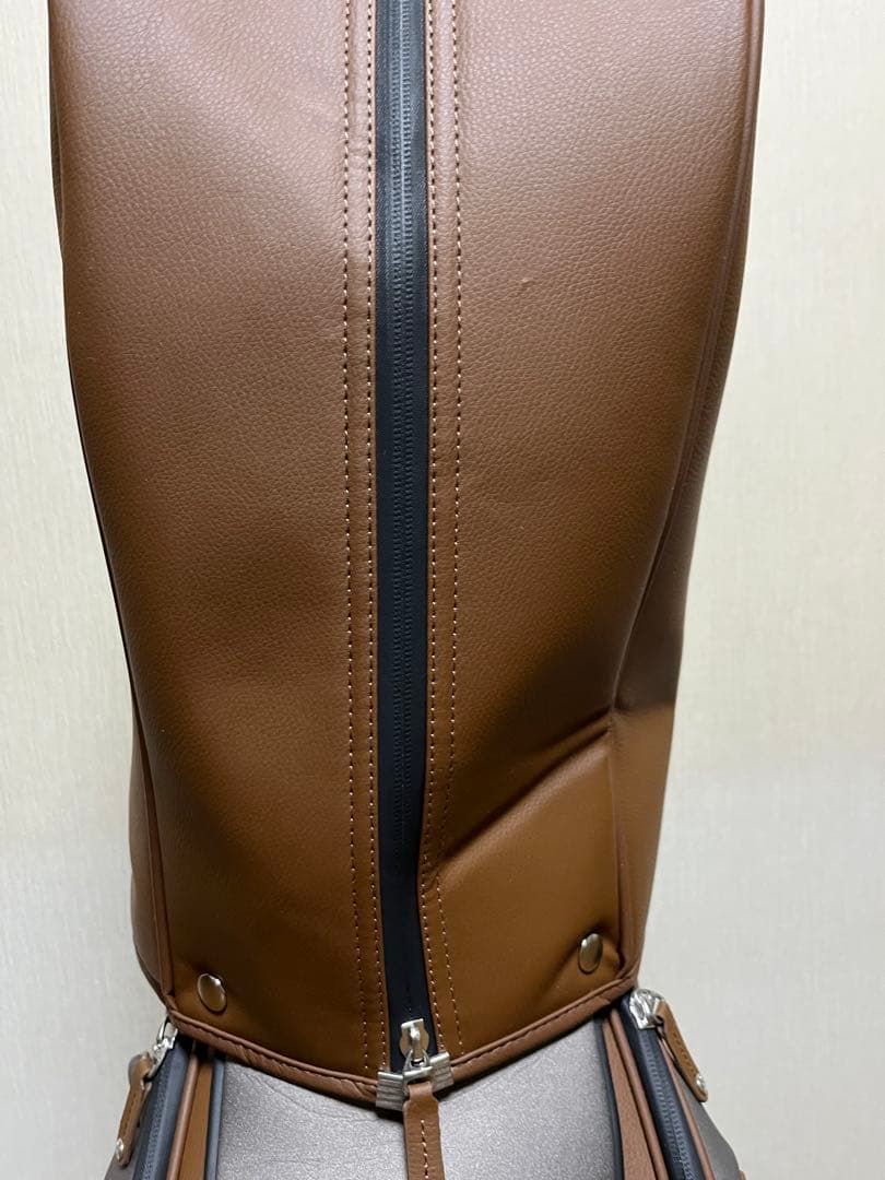 Vessel ベゼル ブラウン ゴルフバッグ APX Staff
