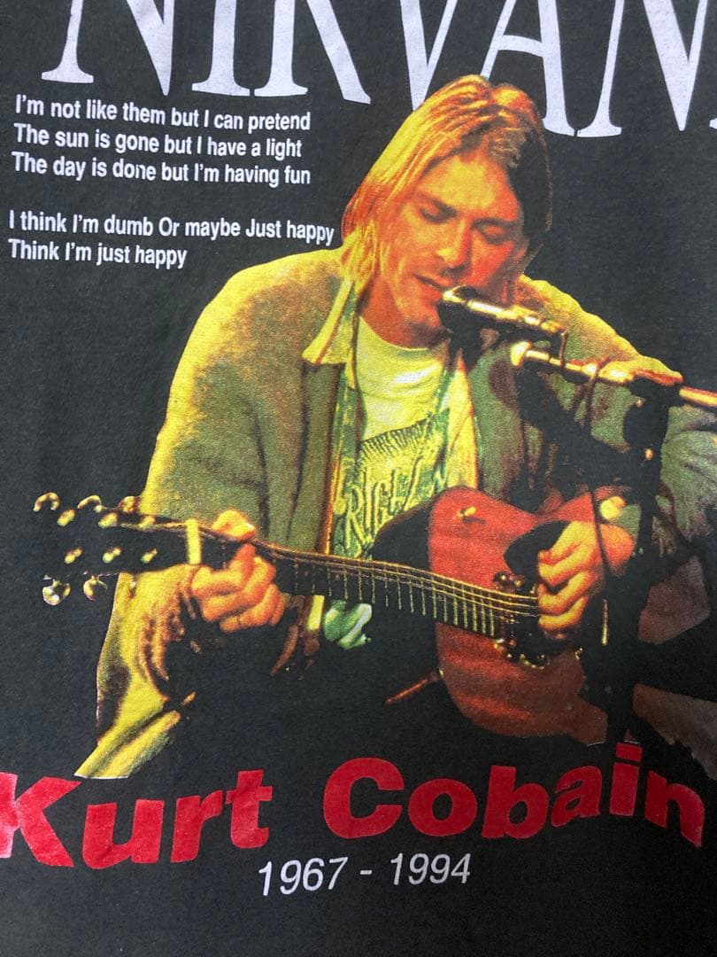 VAMO　Nirvana ニルヴァーナ  Cobain Tシャツ