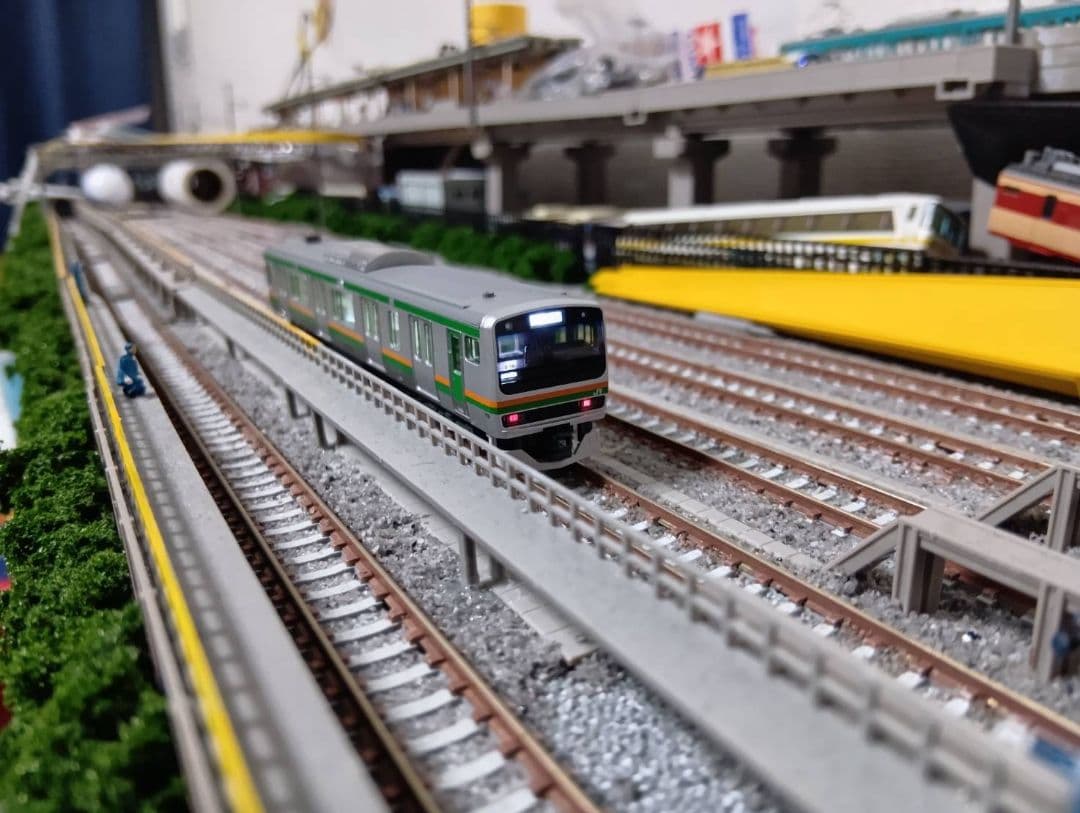 10-1787 E231系1000番台東海道線 付属編成セット 室内灯付き