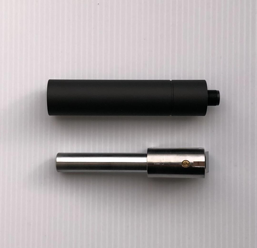 【未使用】マルゼン　ワルサーPPK/sGBB用　サイレンサー＆可変ホップバレル