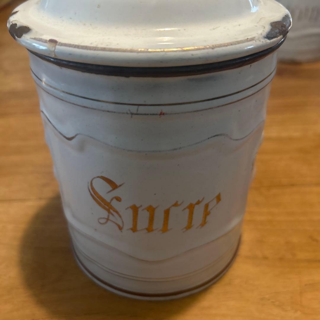 Antiqueキャニスタ−セット 3缶