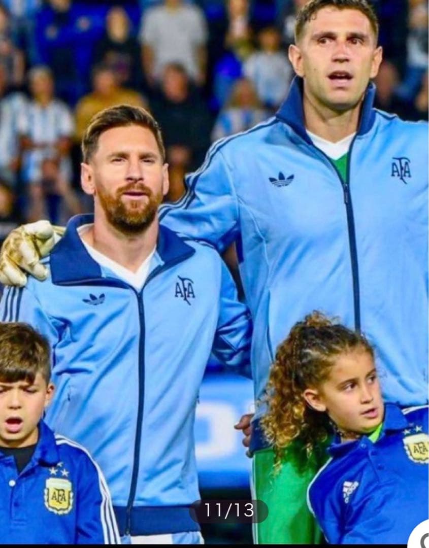 【最終値下げ】adidasサッカーアルゼンチン代表50周年記念トラックジャケット