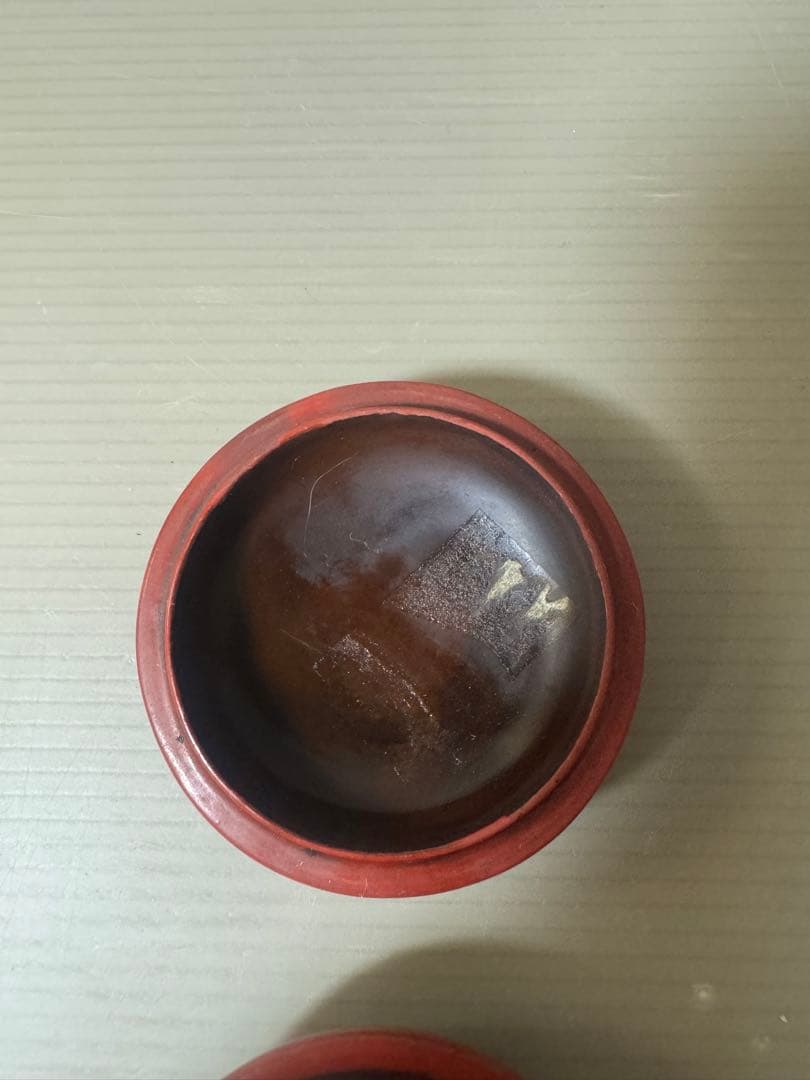 2497 唐物 時代堆朱香合  時代物