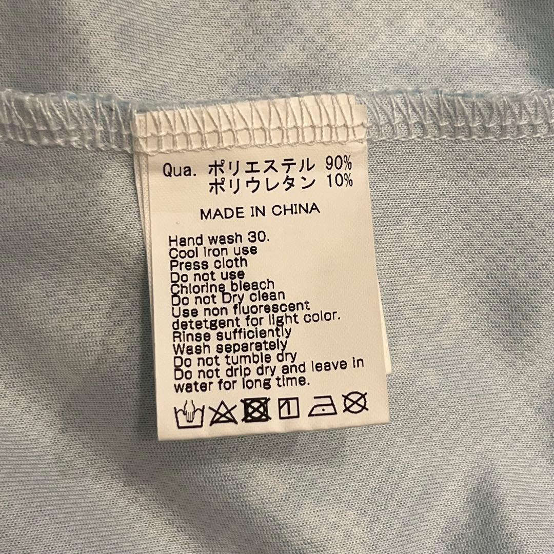 【レア】#FR2 GOLF ゴルフ ポロシャツ 水色 ロゴ Mサイズ