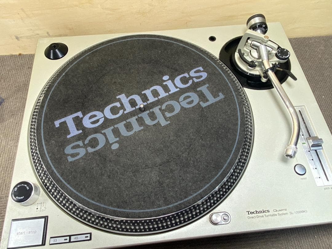 01 technics SL-1200mk5 ターンテーブル