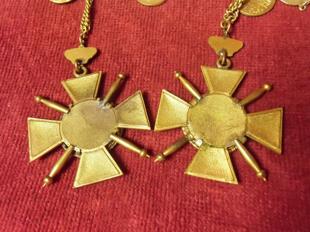 Ｗドイツ軍/ブラウンシュバイク公国＊摂政夫妻侍従頸飾メダル（実物）