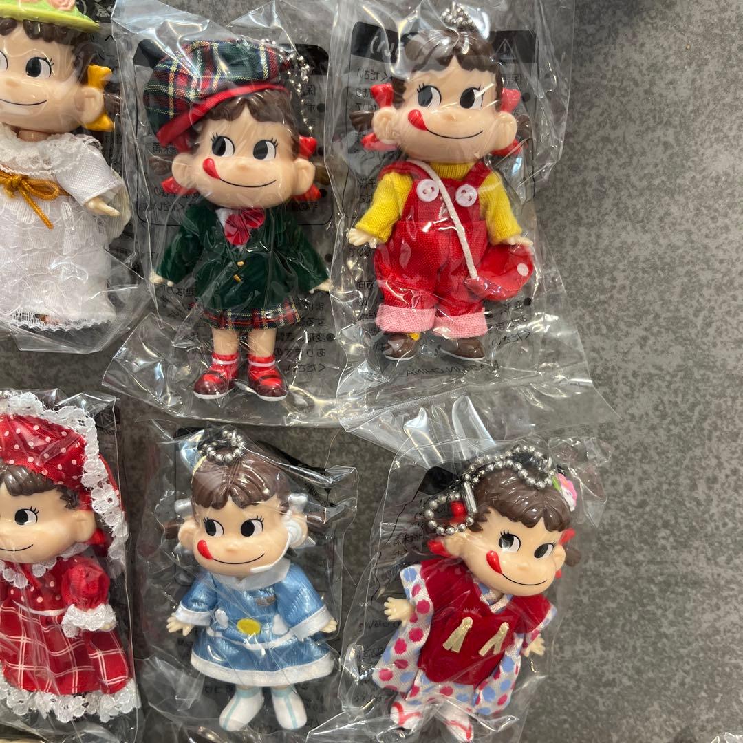 【新品未使用】不二屋　プリティペコちゃん＆アイドルペコちゃん 各10種類コンプ