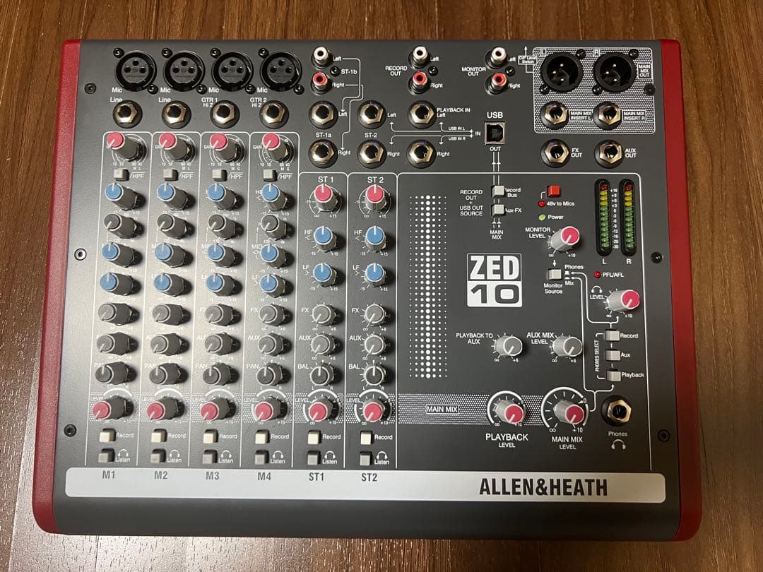 ALLEN&HEATH ZED10 アナログミキサー オーディオインターフェース