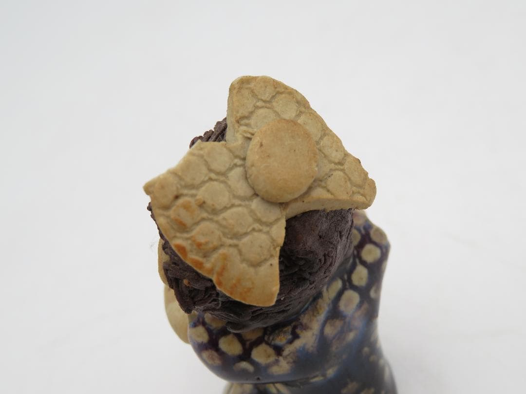 青芳人形 3点セット 陶器人形 森元青芳 砥部焼 オブジェ 置物 インテリア