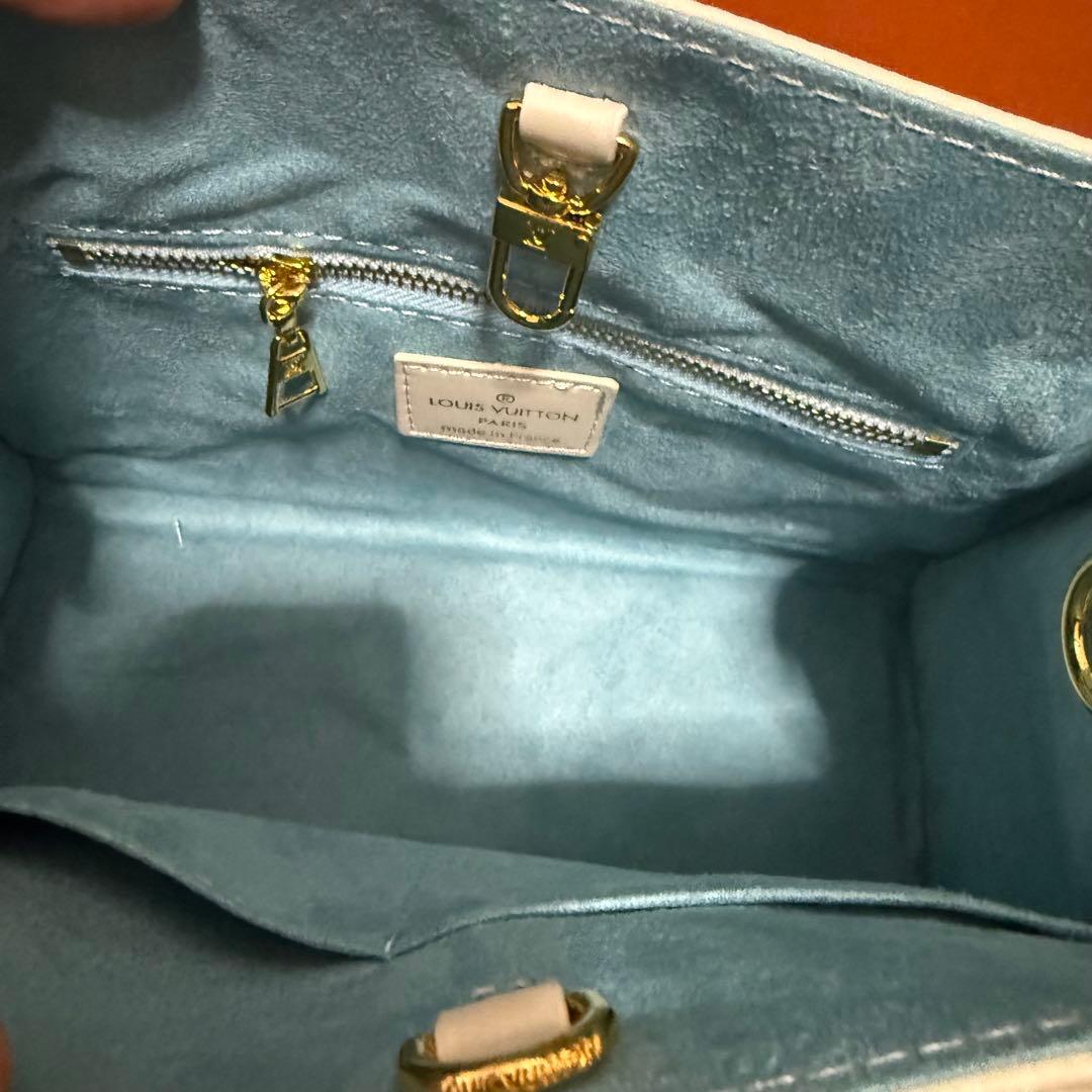 ミニショルダーバッグ ホワイト/ブルー