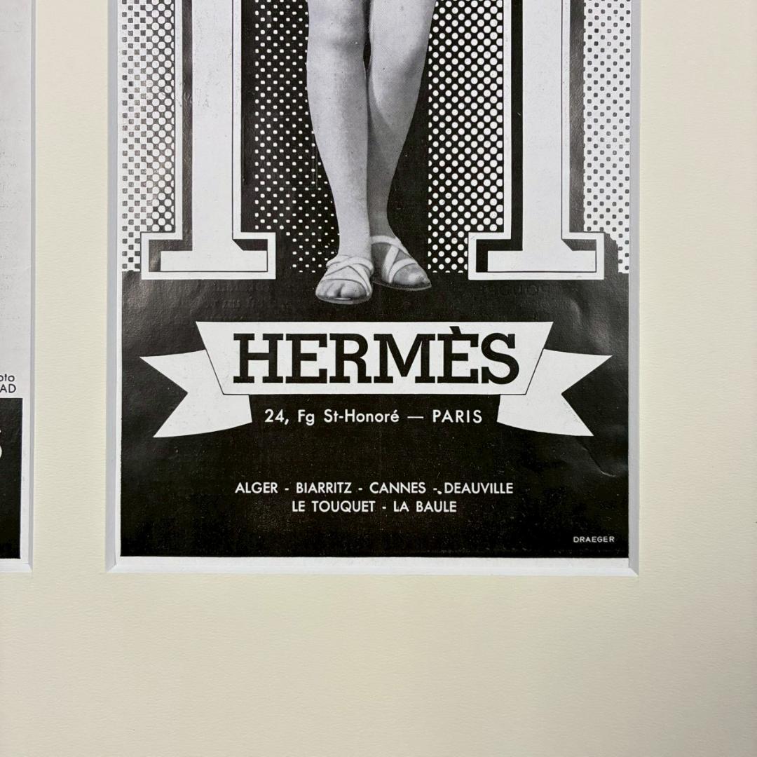 美品 エルメス ヴィンテージ広告ポスター 1935～36年 HERMÈS 希少