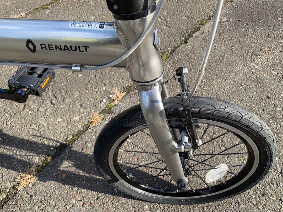 【即乘】送料無料 RENAULT折り畳み自転車7速 ミニベロ 小径車 16インチ