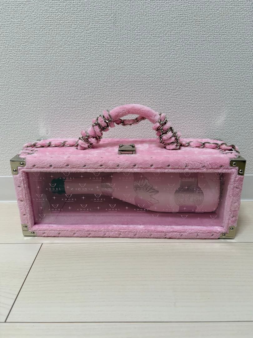 エンジェルシャンパン ピンク ファータイプ 空瓶 ケース