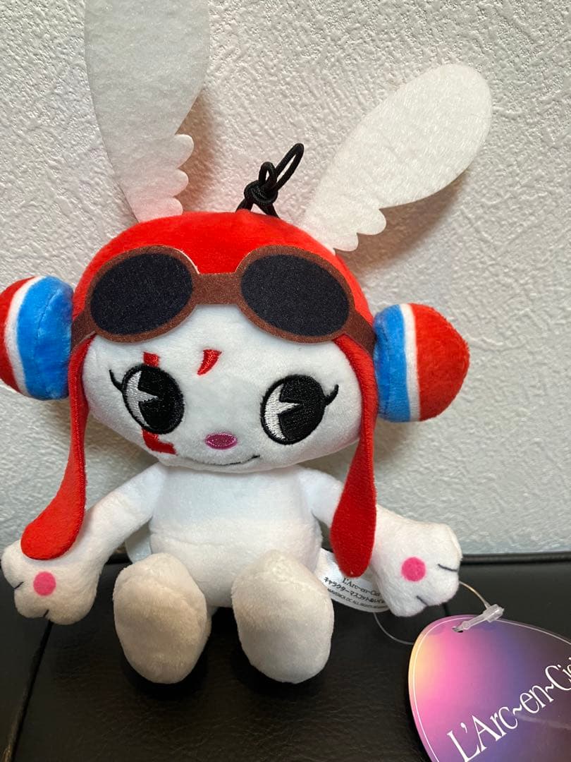 ROUND1限定　ラルク　おすわりぬいぐるみ＆マスコット＆ステッカー　フルコンプ