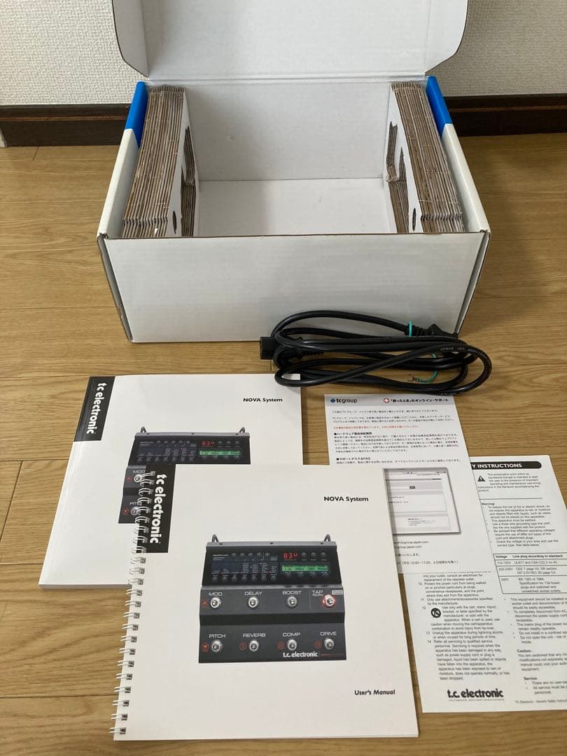 【箱付美品】tc electronic NOVA SYSTEMギターエフェクター