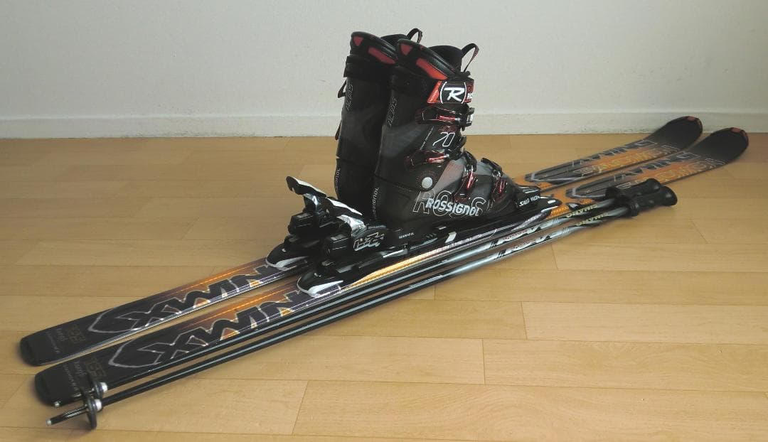 ■■送料無料■サロモン■メンズスキーセット■板165靴27.5■メンテ付き■■