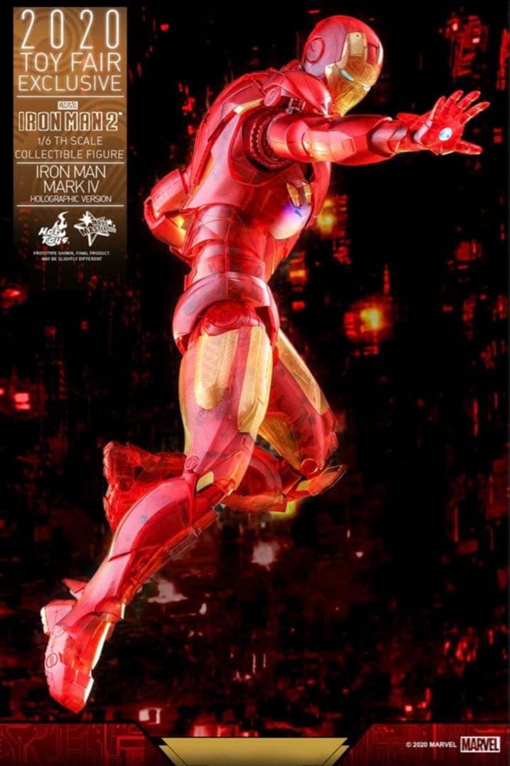 〈美品〉【トイサピ限定】 アイアンマン2　マーク４（ホログラフィック版）