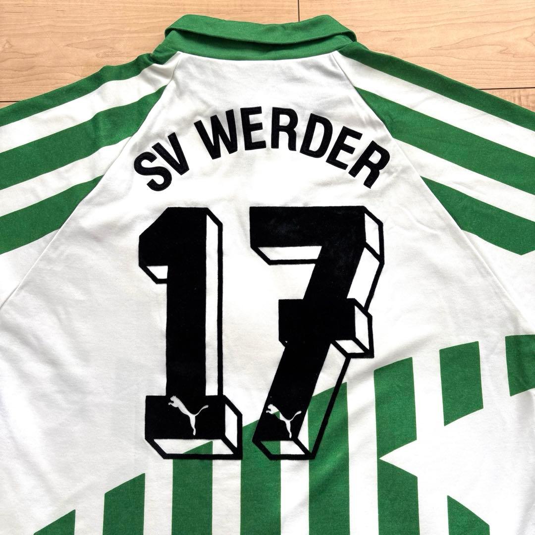 【希少/ドイツ製】90s ヴェルダー・ブレーメン PUMA ユニフォーム L17