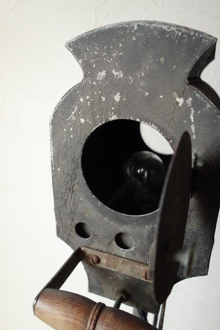 アンティークスタンドライト 明治末期　写真機材、照明