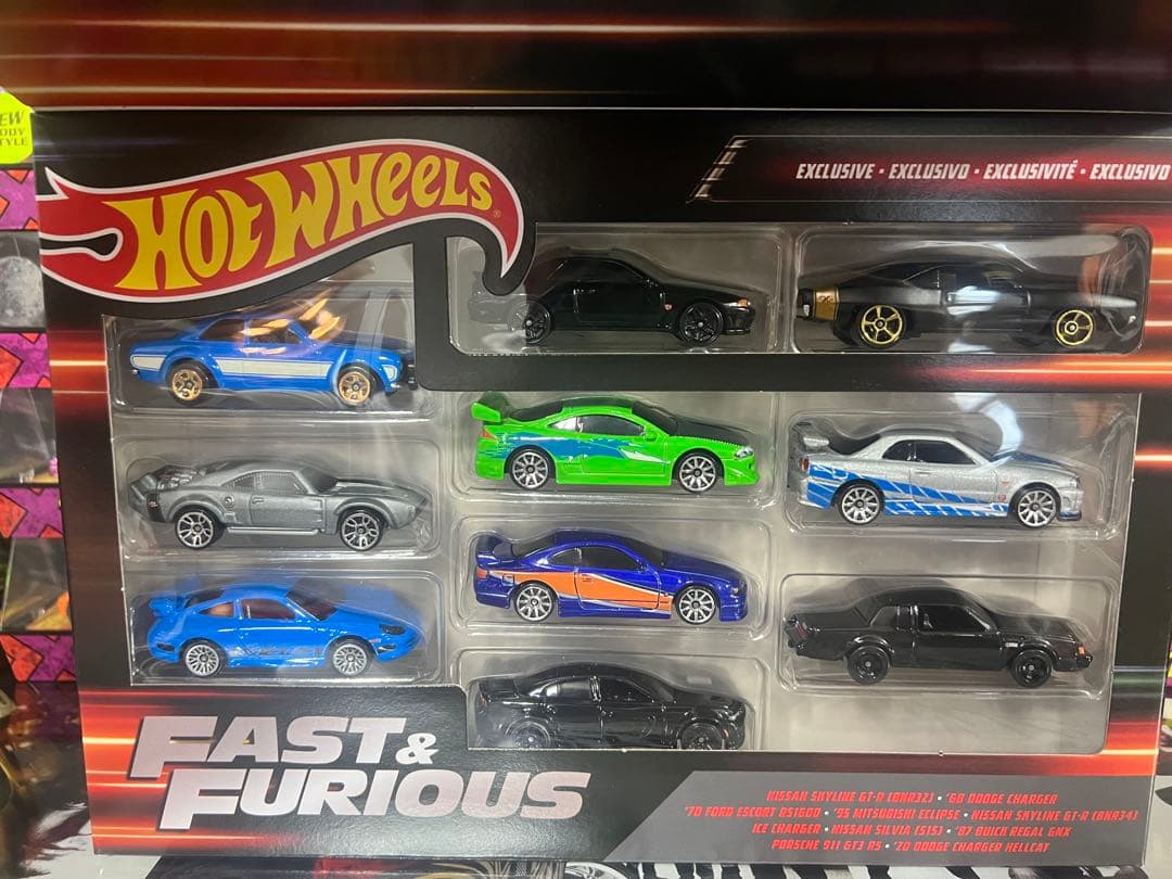 Hotwheels FAST&FURIOUS 10PACK ×3