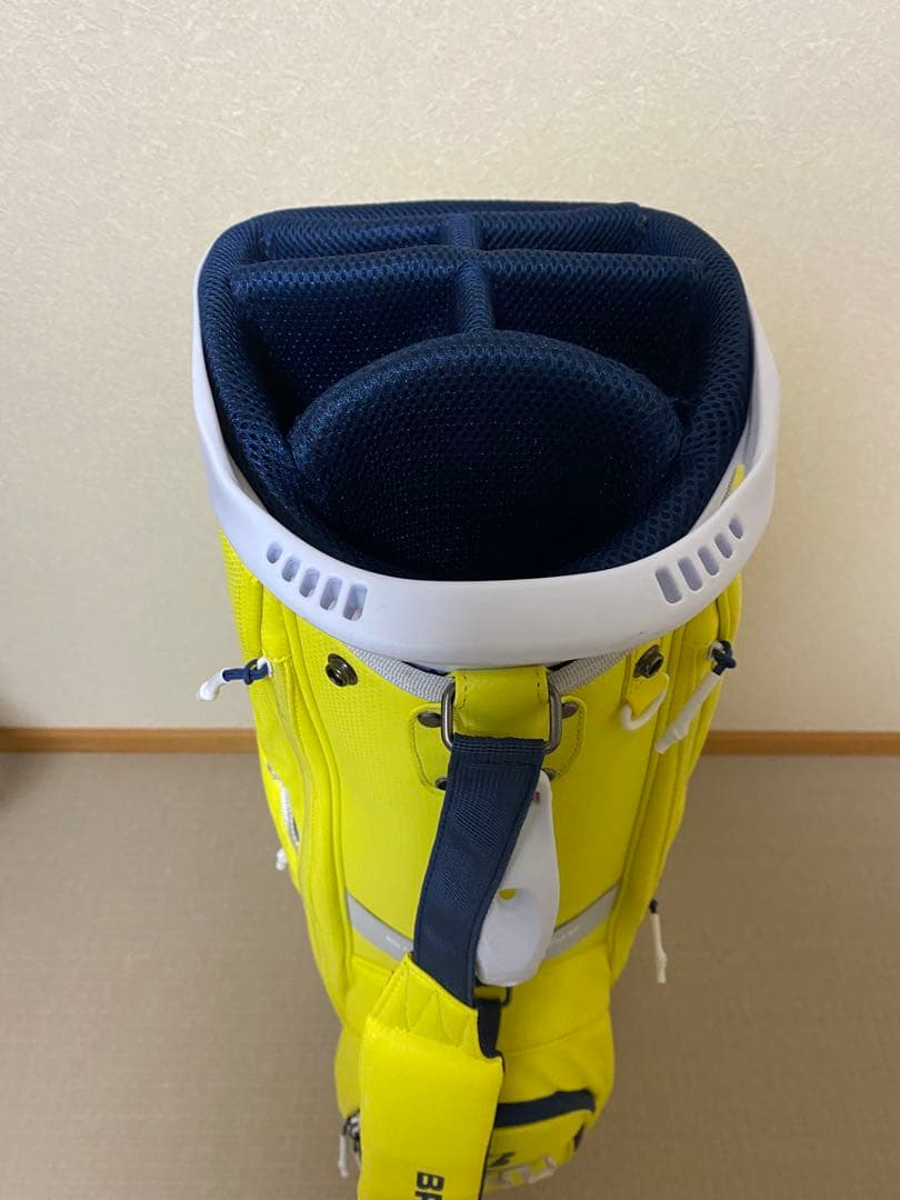 Kartoon　BRIDGESTONE GOLF キャディバッグ イエロー