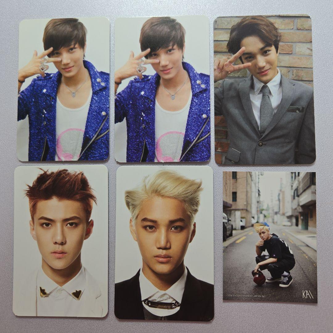 EXO トレカ カイ レイ セフン チャニョル バッジ ファイル Tシャツ58点