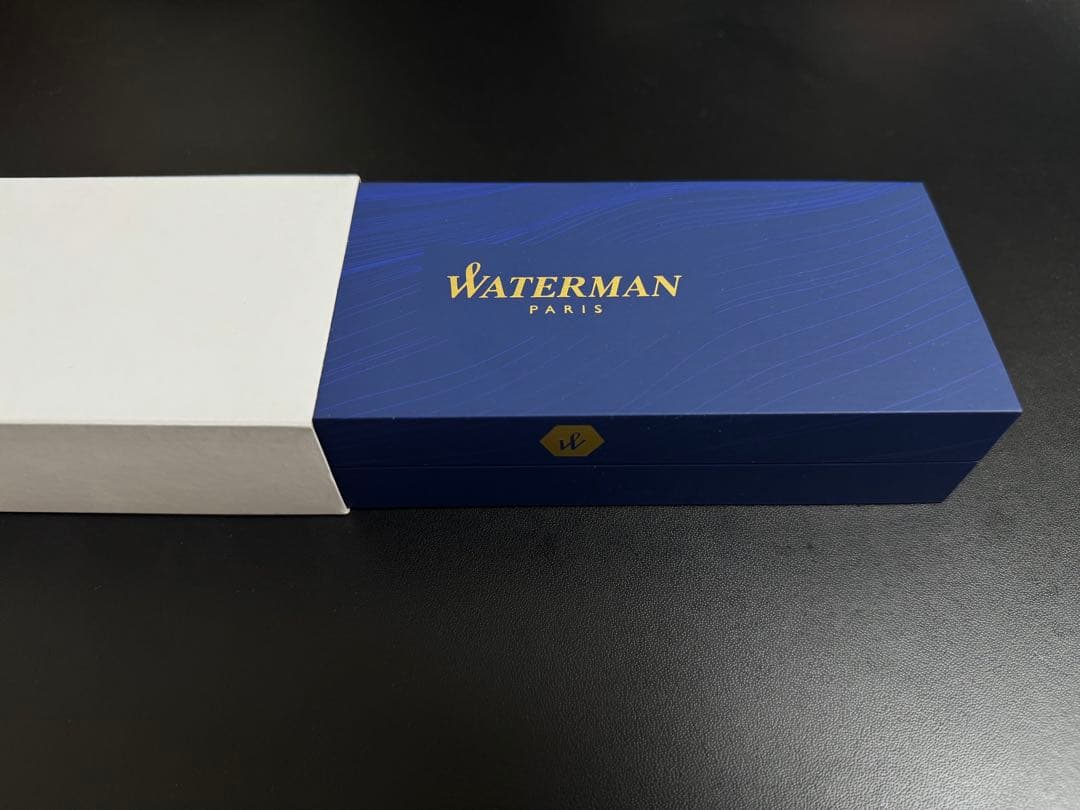 ウォーターマン カレン・デラックス ブラック&シルバーGT 万年筆 F(細字)