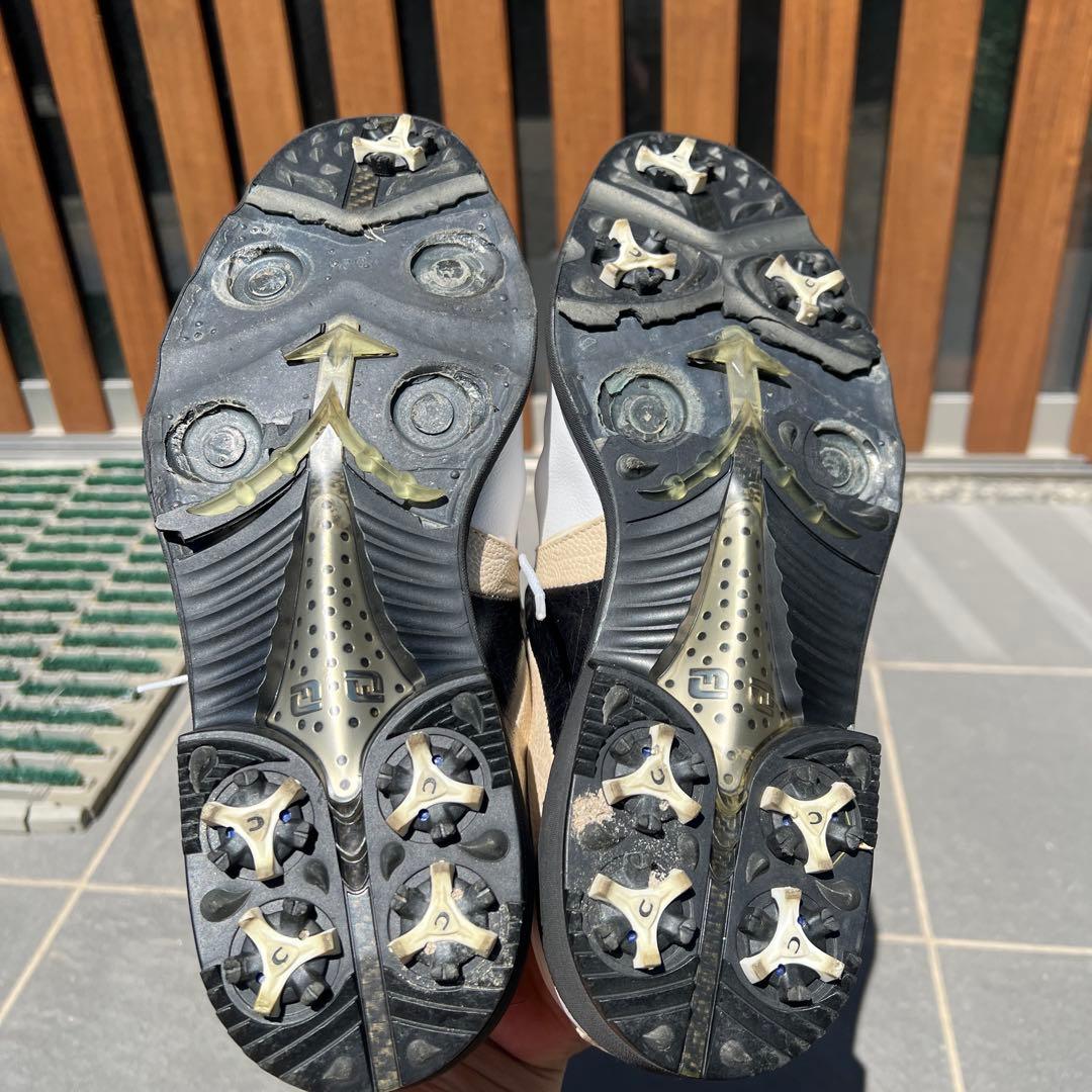 フットジョイゴルフシューズ ホワイト/ブラック/ベージュ　icon