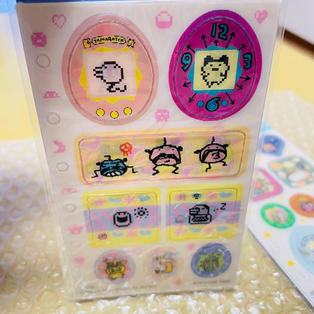 【未使用】【美品】たまごっち てんしっち 絵がわり シール 2セット ステッカー