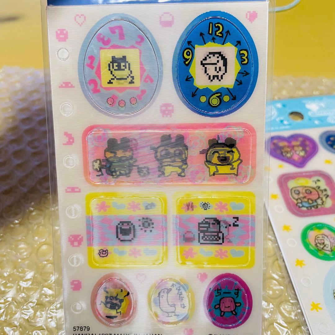 【未使用】【美品】たまごっち てんしっち 絵がわり シール 2セット ステッカー