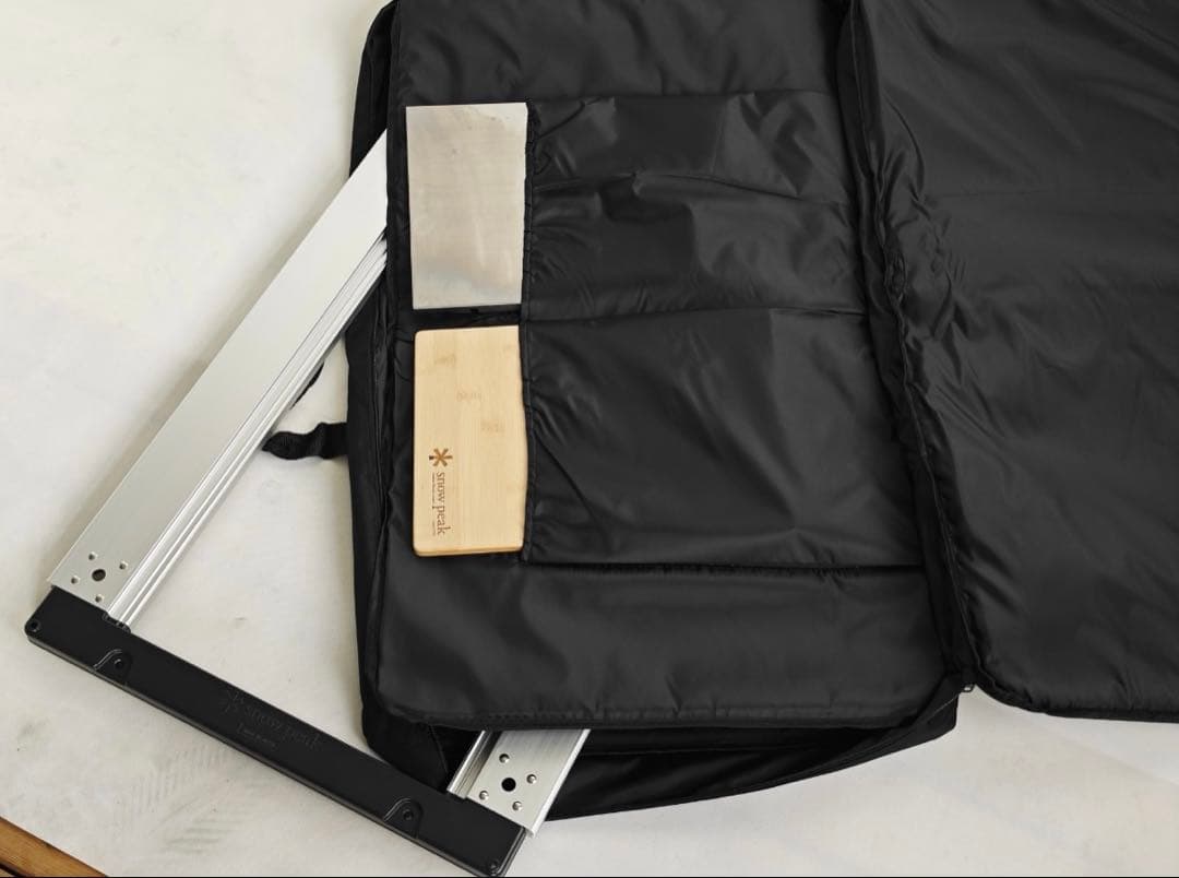 スノーピークIGT ロングバック 4ユニット 3層収納バック 天板と脚収納可能