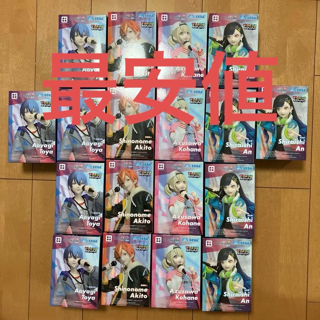 【激安】プロセカ Vivid Bad SQUAD フィギュア 全4種18体セット