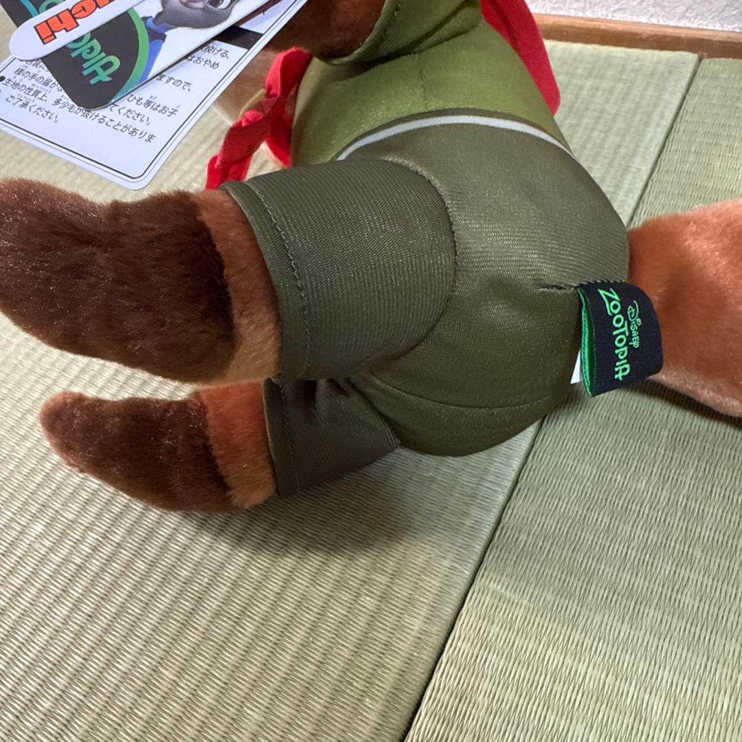ズートピア　ニック ジュニア・レンジャー　ぬいぐるみ　幼少期