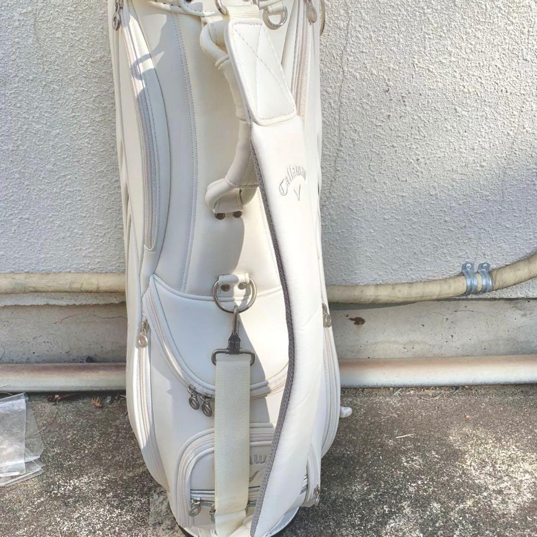 r*0様 【美品】キャロウェイCallaway＊キャディバッグ ゴルフバッグ　白