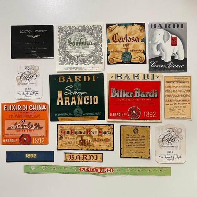 アンティーク 洋酒ラベル 1811年-1892年 54枚SET