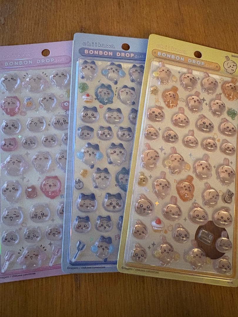 ボンボンドロップシール ちいかわ3種セット